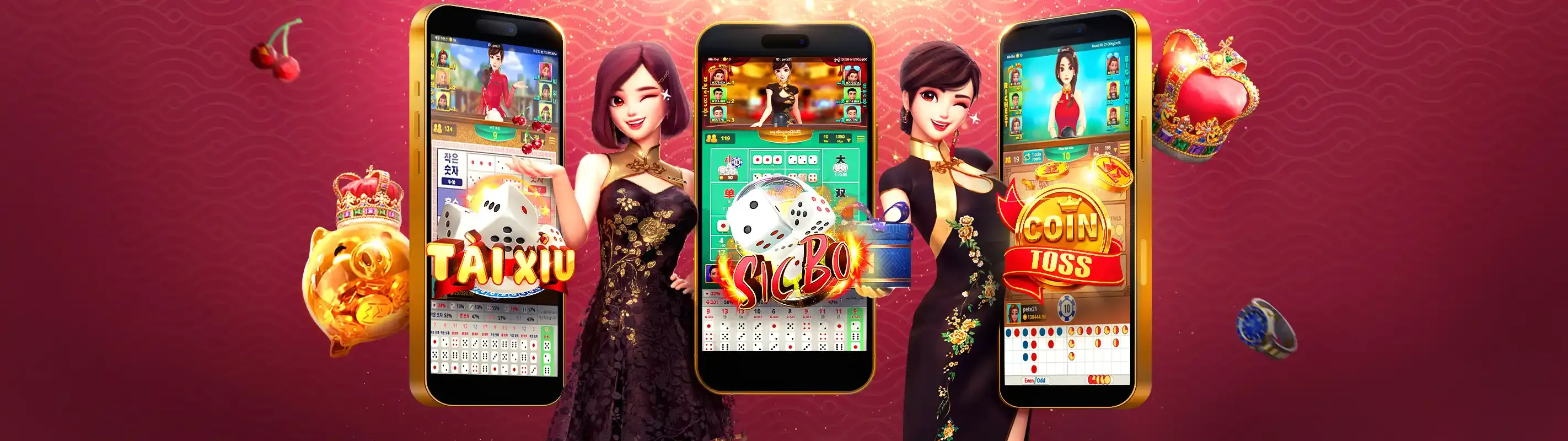 Hình ảnh tổng quan về các lựa chọn trò chơi sun52